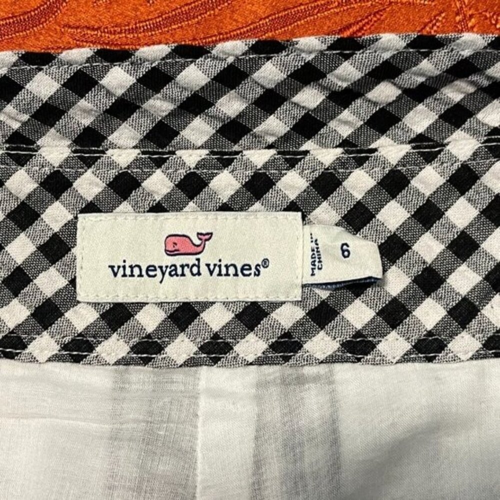 VINEYARD VINES  Gingham Seersucker‎ Skort Size 6 - Picture 8 of 9